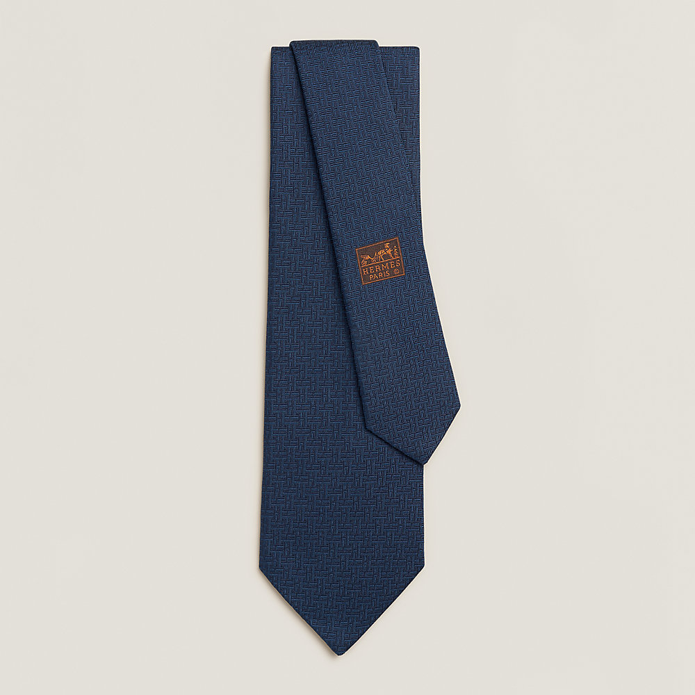 H Trefles tie 8 cm | Hermès USA